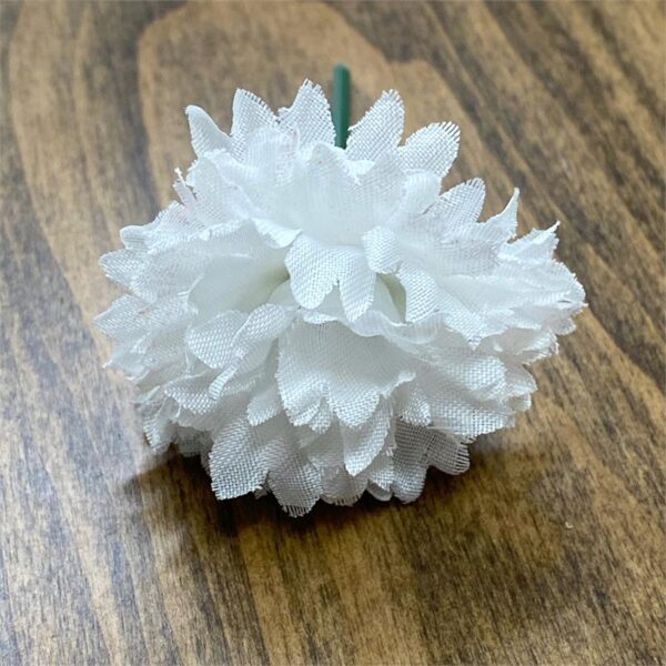 Flower - Mum - 1.5 inch - White (24 pc)