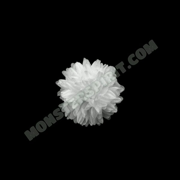 Flower - Mum - 3 inch - White - (12 pc)