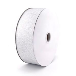 Diamond dust ribbon 2 in silver