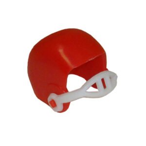 Trinket - Football Helmet Charm 3D .75 " - (36pc) - Red / White