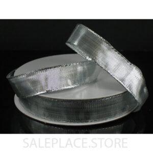 Ribbon - Metallic Lame' - #3 - 10 yards - Silver