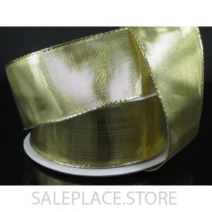 Ribbon - Metallic Lame' #9 - 10 Yards - Metallic Gold