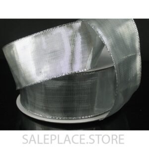 Ribbon - Metallic Lame' - #9 - 10 yards - Silver