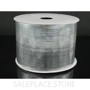 Ribbon - Metallic Lame' - #40 - 10 yards - Silver