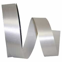 Ribbon - Satin Supreme - #9 - 1 5/16" x 100 yds - Silver (Gray)