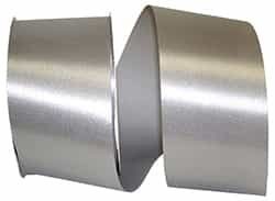 Ribbon - Satin Supreme - #40 - 2.5" x 50 yds - Silver (Gray)