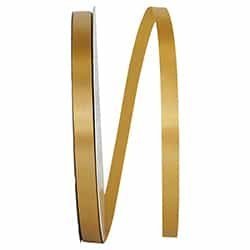 Ribbon - Satin Supreme - #1.5 - 5/16" x 100 yds - Antique Gold (Most Popular)