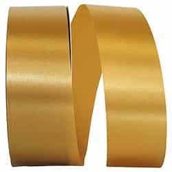 Ribbon - Satin Supreme - #16 - 2" x 100 yds - Antique Gold (Most Popular)