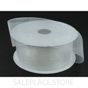 Ribbon - Organza #9 - 1.5 inch - 25 yards - White