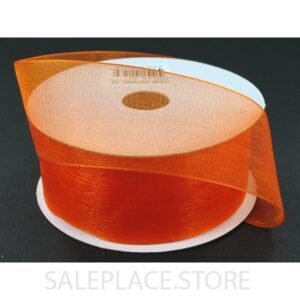 Ribbon - Organza #9 - 1.5 inch - 25 yards - Orange