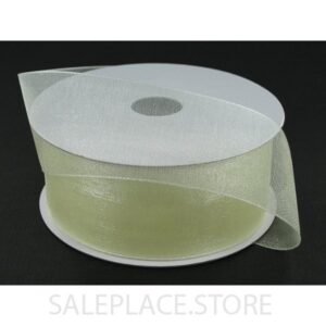 Ribbon - Organza #9 - 1.5 inch - 25 yards - Light Ivory