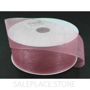 Ribbon - Organza #9 - 1.5 inch - 25 yards - Mauve