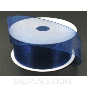Ribbon - Organza #9 - 1.5 inch - 25 yards - Navy