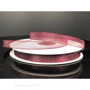 Ribbon - Organza #2 - 3/8 inch - 25 yards - Burgundy