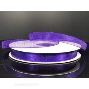 Ribbon - Organza #2 - 3/8 inch - 25 yards - Purple