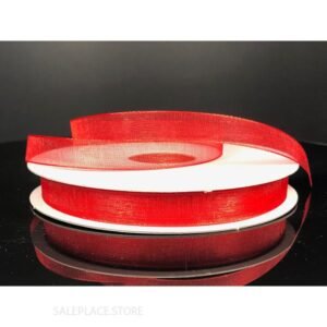 Ribbon - Organza #2 - 3/8 inch - 25 yards - Red