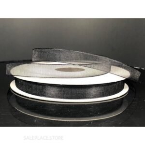 Ribbon - Organza #2 - 3/8 inch - 25 yards - Black