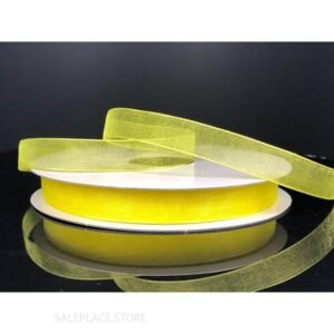Ribbon - Organza #2 - 3/8 inch - 25 yards - Dark Yellow