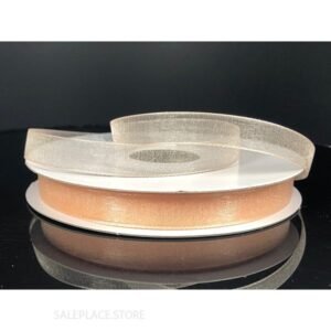 Ribbon - Organza #2 - 3/8 inch - 25 yards - Peach