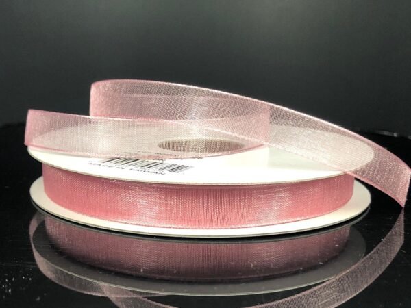 Ribbon - Organza #2 - 3/8 inch - 25 yards - Mauve