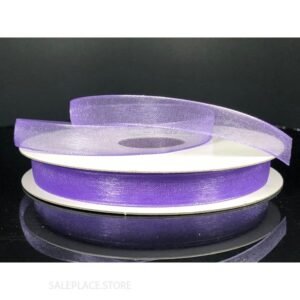 Ribbon - Organza #2 - 3/8 inch - 25 yards - Dark Lavender