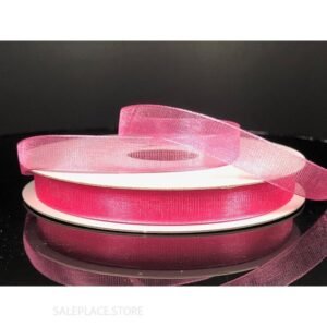 Ribbon - Organza #2 - 3/8 inch - 25 yards - Hot Pink