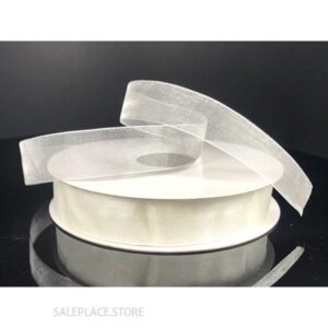 Ribbon - Organza #3 - 5/8 inch - 25 yards - White
