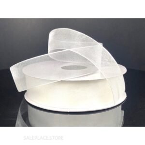 Ribbon - Organza #3 - 5/8 inch - 25 yards - White