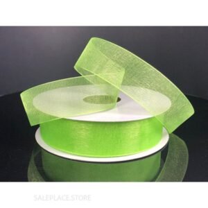 Ribbon - Organza #3 - 5/8 inch - 25 yards - Lime