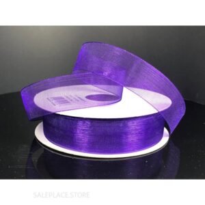 Ribbon - Organza #3 - 5/8 inch - 25 yards - Purple