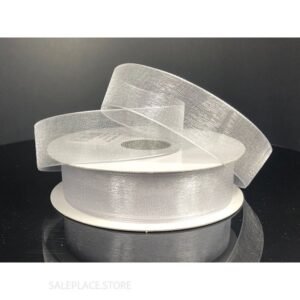 Ribbon - Organza #3 - 5/8 inch - 25 yards - Silver