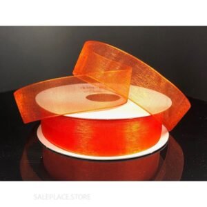 Ribbon - Organza #5 - 7/8  inch - 25 yards - Orange