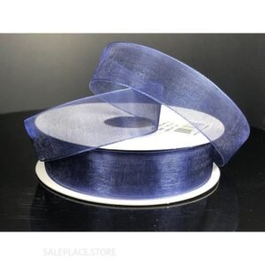 Ribbon - Organza #3 - 5/8 inch - 25 yards - Navy