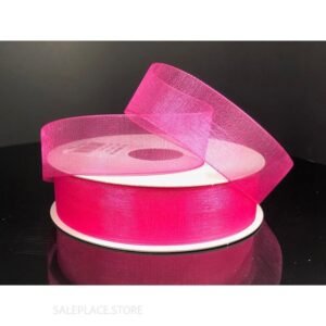 Ribbon - Organza #3 - 5/8 inch - 25 yards - Fuschia