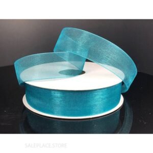 Ribbon - Organza #3 - 5/8 inch - 25 yards - Teal