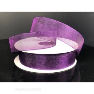 Ribbon - Organza #3 - 5/8 inch - 25 yards - Plum