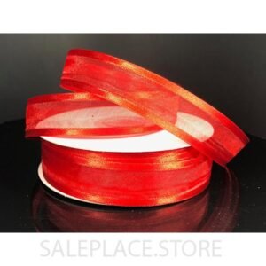 Sheer W/ Satin Edge #5 25 Yds - Red