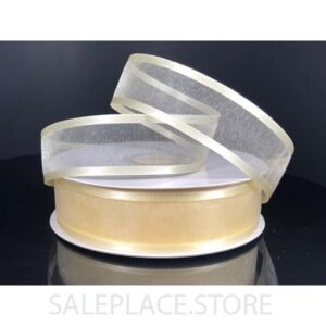 Sheer W/ Satin Edge #5 25 Yds - Eggshell