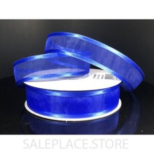 Sheer W/ Satin Edge #5 25 Yds - Sheer W/ Satin Edge #5-25 Yds - Royal
