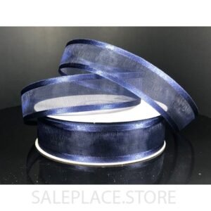 Sheer W/ Satin Edge #5 25 Yds - Sheer W/ Satin Edge #5-25 Yds - Navy