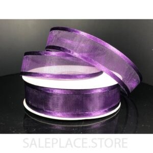 Sheer W/ Satin Edge #5 25 Yds - Sheer W/ Satin Edge #5-25 Yds - Plum