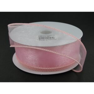 Sheer Wired #9 25 Yds - Crystal Sheer Wired-25 Yds-#9 - Pink