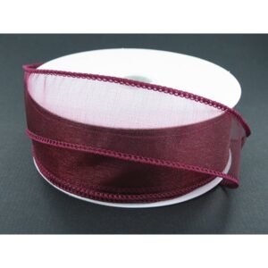 Sheer Wired #9 25 Yds - Crystal Sheer Wired-25 Yds-#9 - Burgundy