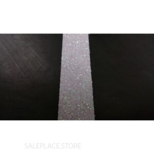 Ribbon - Glitter #3 - 5/8 inch - 25 yards - White Iridescent