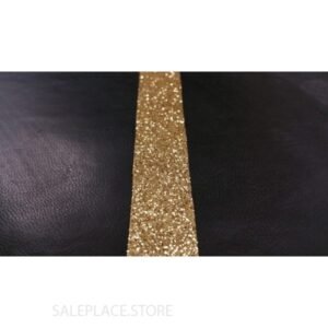 Ribbon - Glitter #3 - 3/8 inch - 25 Yards - Metallic Gold