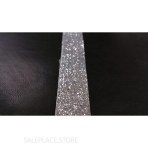 Ribbon - Glitter #3 - 5/8 inch - 25 yards - Silver