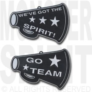Trinket - Megaphone Duo 3" (2 designs) (24pc) - Black / White