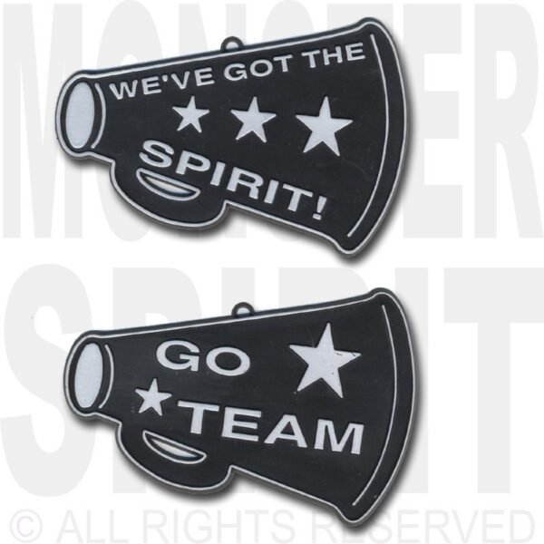 Trinket - Megaphone Duo 3" (2 designs) (24pc) - Black / White