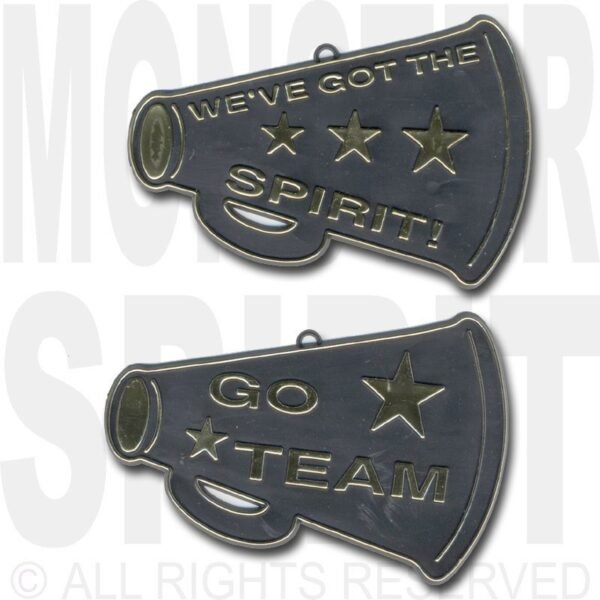 Trinket - Megaphone Duo 3" (2 designs) (24pc) - Black / Gold