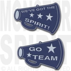 Trinket - Megaphone Duo 3" (2 designs) (24pc) - Navy / White